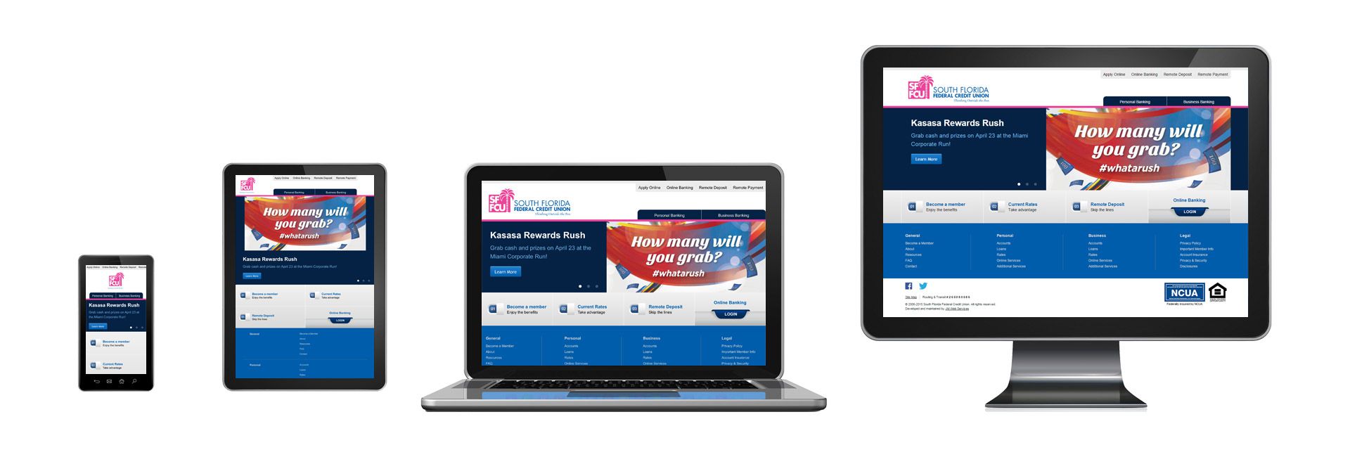 South Florida Federal Credit Union Mobile Responsive website: www.southfloridafcu.com